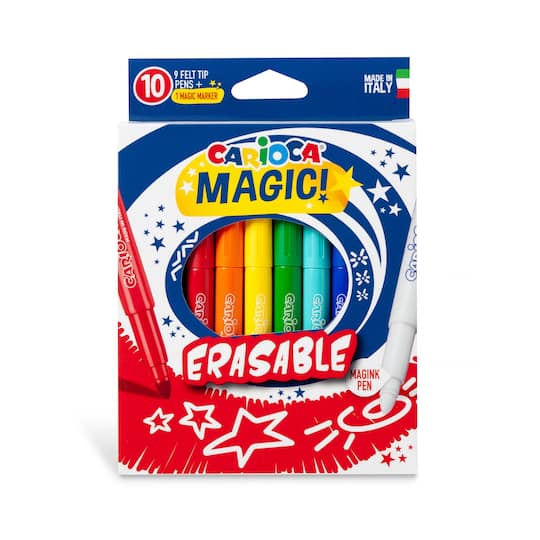 CARIOCA® 6mm Magic Erasable Felt Tip Pen Set